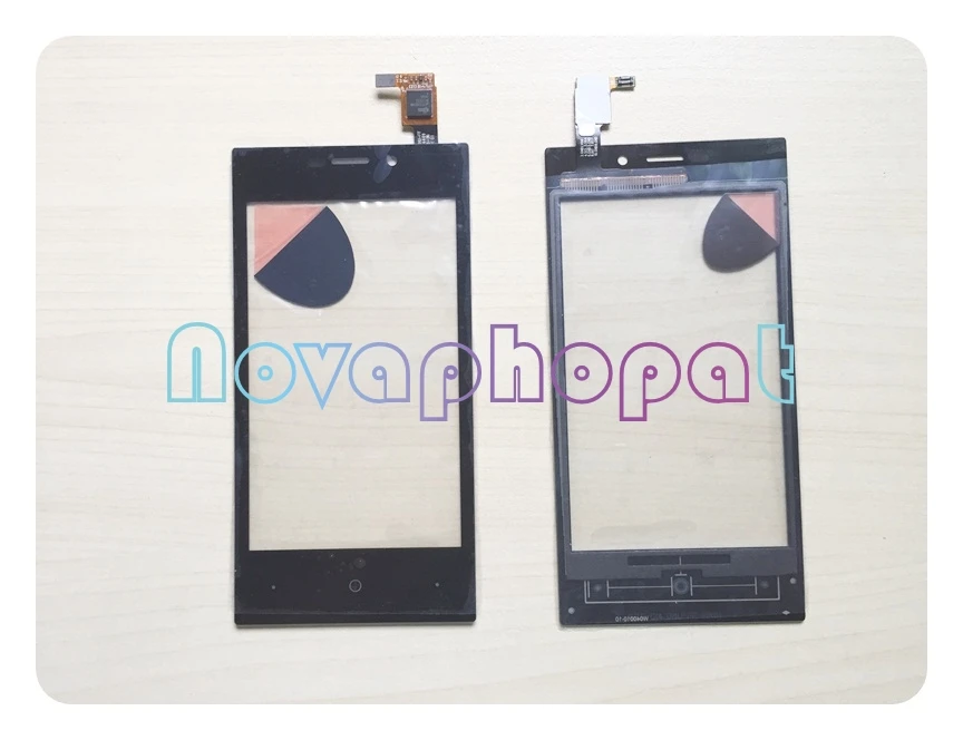 Novaphopat черный сенсор для Highscreen Zera F rev: S сенсорный экран дигитайзер стекло замена +