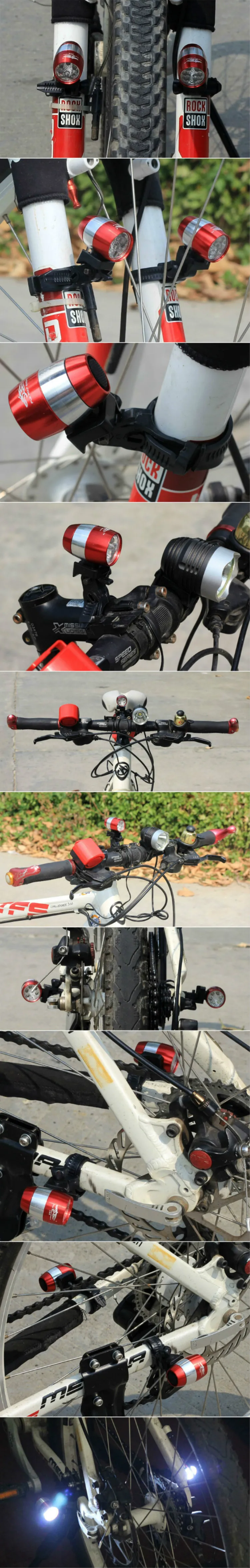 Велосипедный светильник, супер яркий велосипедный передний светильник, водонепроницаемый велосипедный головной светильник с батареей, Аксессуары для велосипеда
