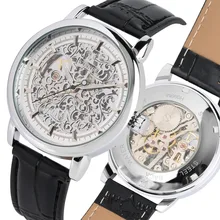 Men Watch Mechanical Watch Hand Winding Wristwatch Steampunk Top Brand Skeleton Watches Fashion Simple Clock Male relojes hombre new led watch unique design silicone hand ring wristwatch for men s watches fashion digital watch relojes hombre 2017 clock