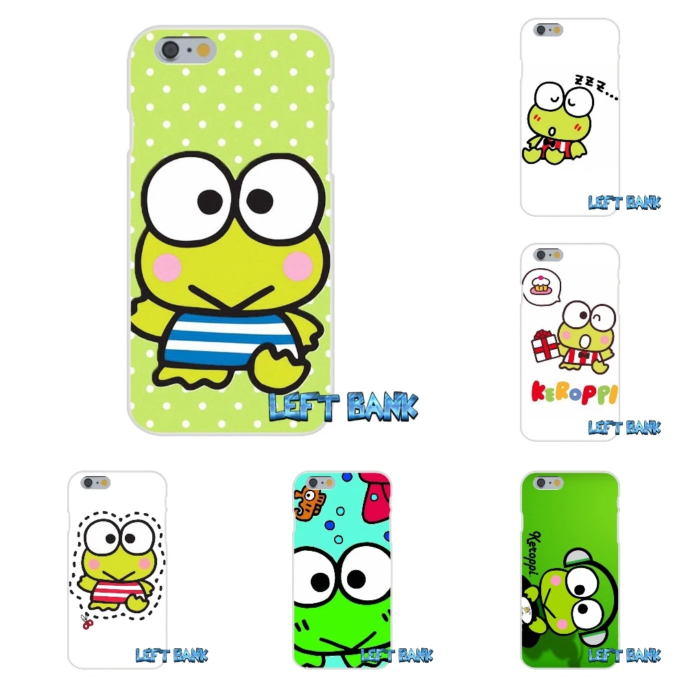 

For Samsung Galaxy Note 3 4 5 S4 S5 MINI S6 S7 edge music keroppi dj frog Soft Silicone TPU Transparent Cover Case