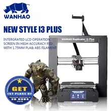 2016 New Version Christmas Gift WANHAO 3D Printer DIY KIT with Touch Screen Auto Leveling Home Use Industrial with High Accuracy