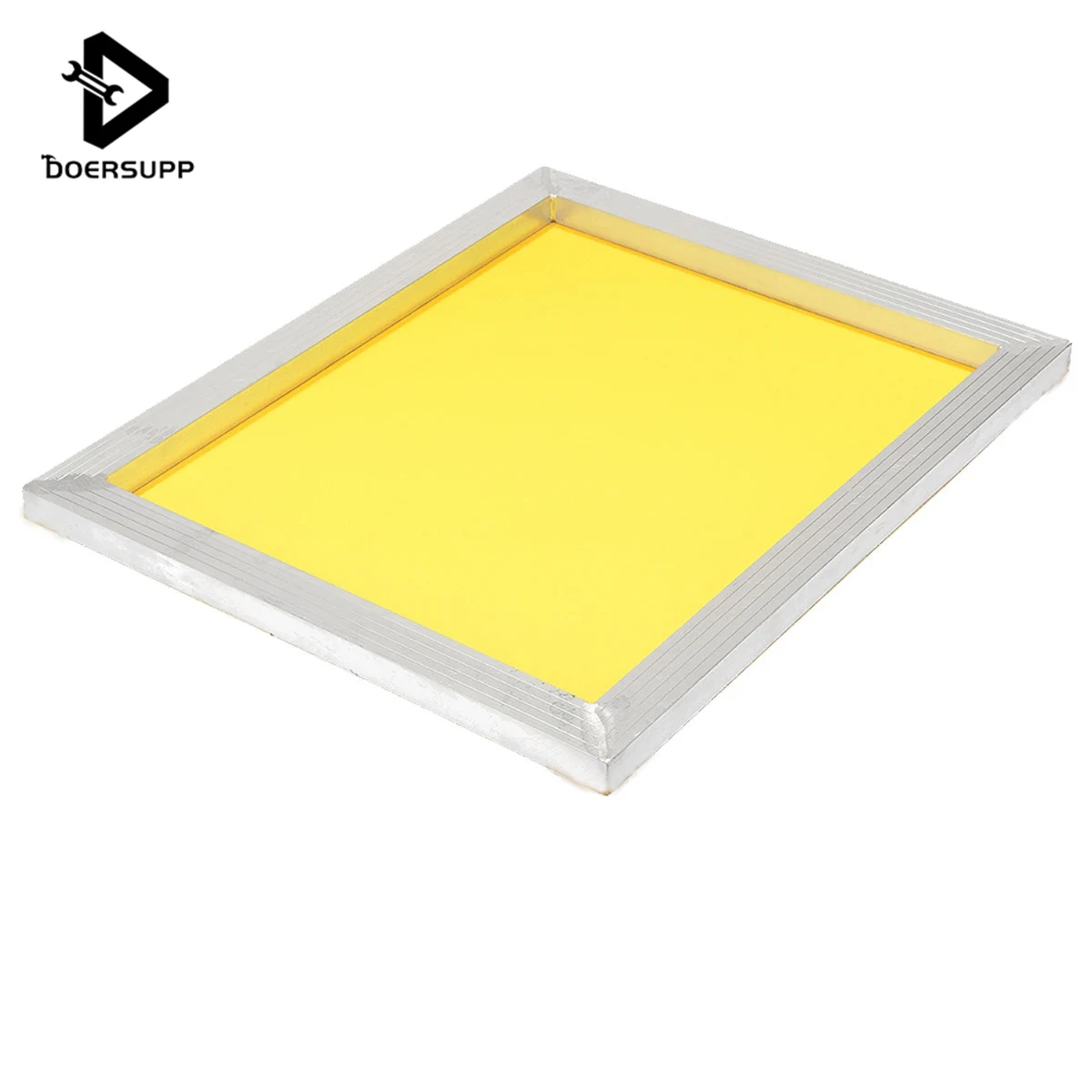 

Doersupp 40x50cm Screen Frame with 120t 300M Mesh Silk Screen Printing Aluminum Alloy Silk Screen Printing Press Screen Frame