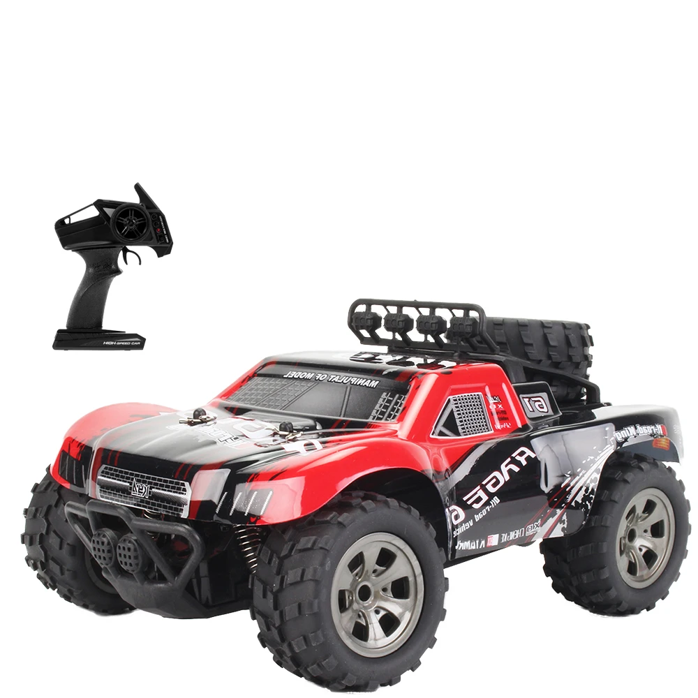 KY 1885A 2 4 GHz 1:18 2WD Big Wheel RC Car Off Road King Short High speed Remote Control Toy для детей