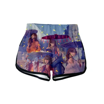 

Kpop combination MAMAMOO 3D Sport Shorts Women Spring Summer Casual Harajuku Sexy Fashion Shorts Skinny Hot Sale