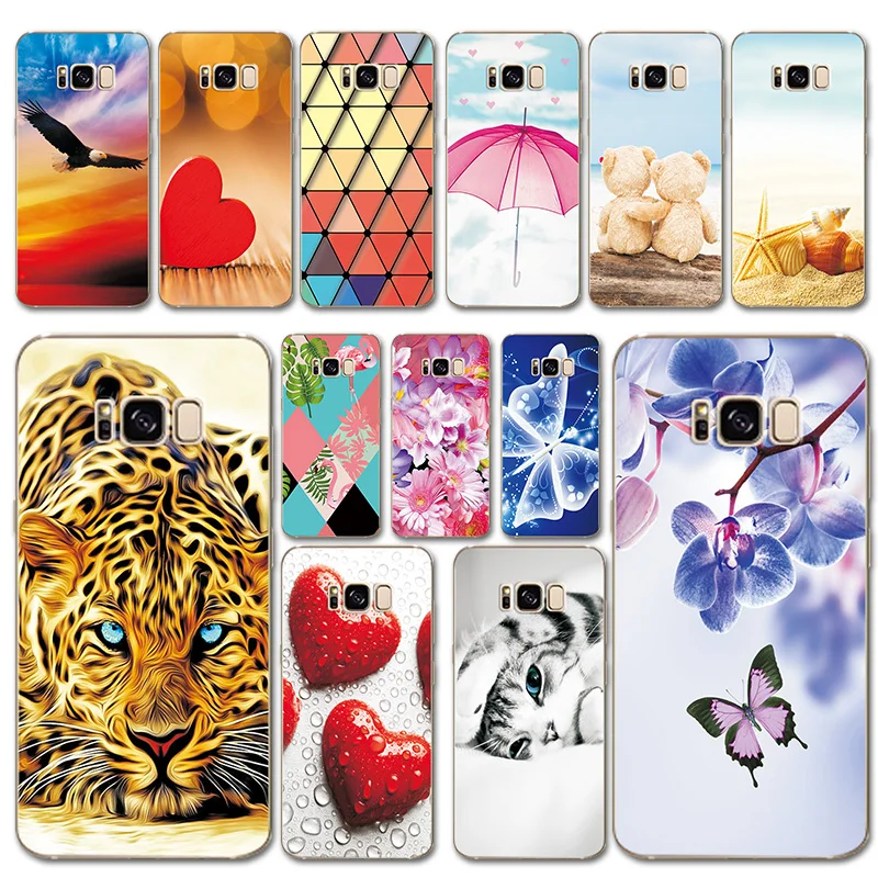 

Butterfly Printing Case For Samsung S6 S7 S8 S9 Plus Love Heart Pattern Soft Cover Cases For Samsung S10E Galaxy S10 Plus S10 5G