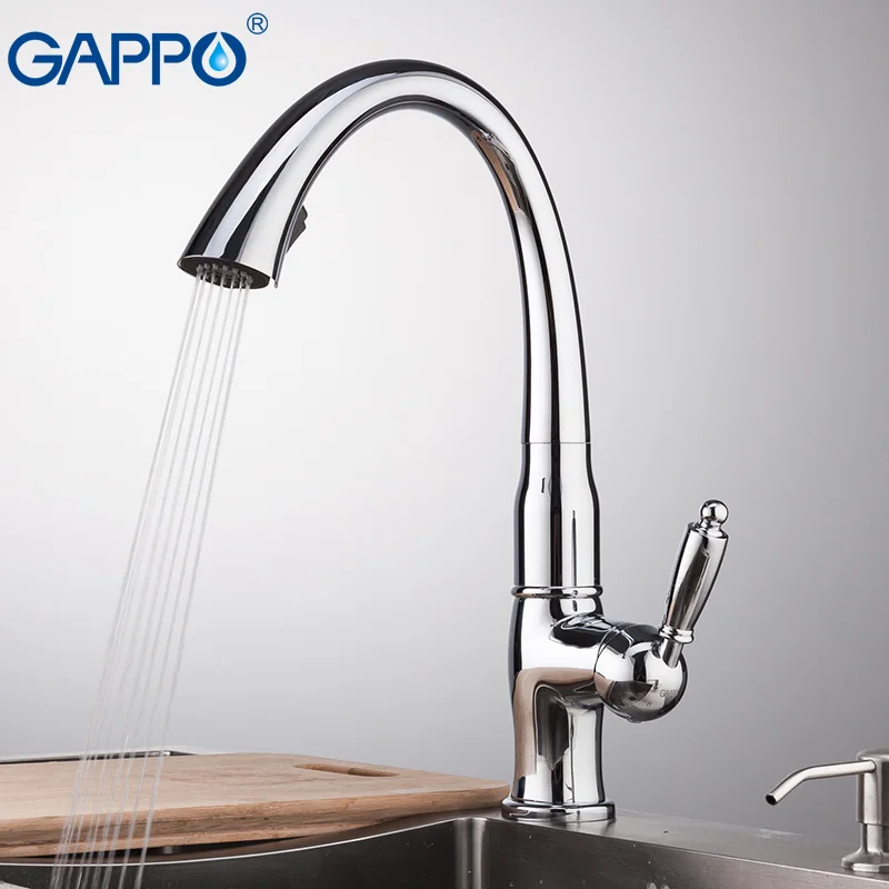 GAPPO Kitchen Faucets pull out kitchen faucet mixer brass Kitchen water taps mixers sink faucets tap mixer                      