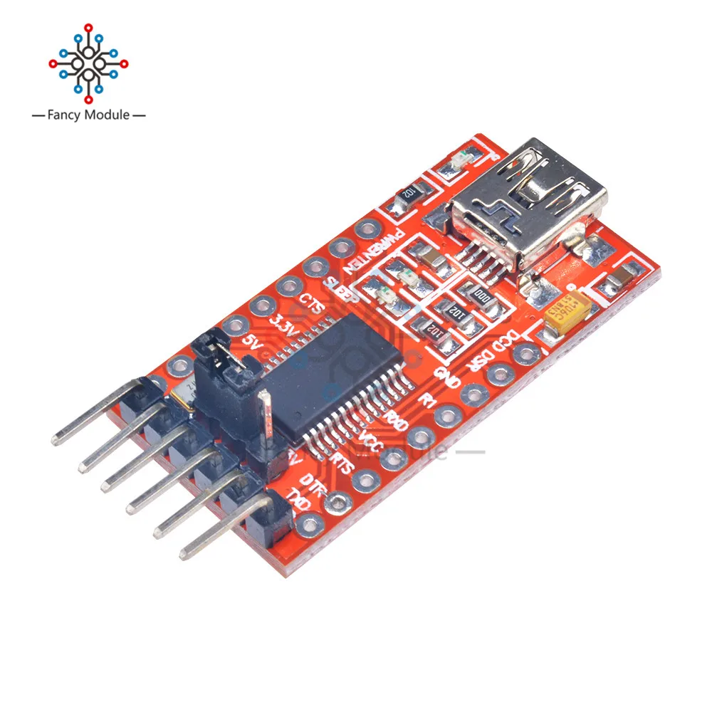 FT232RL FTDI сериалов модуль адаптера мини Порты и разъёмы для Arduino USB к ttl 3,3 V 5,5 V