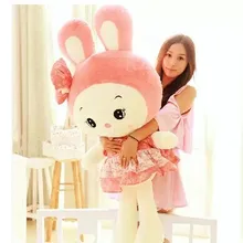 Чучело 100 см милый кролик розовая юбка Кролик Плюшевая Игрушка; подарок w2555