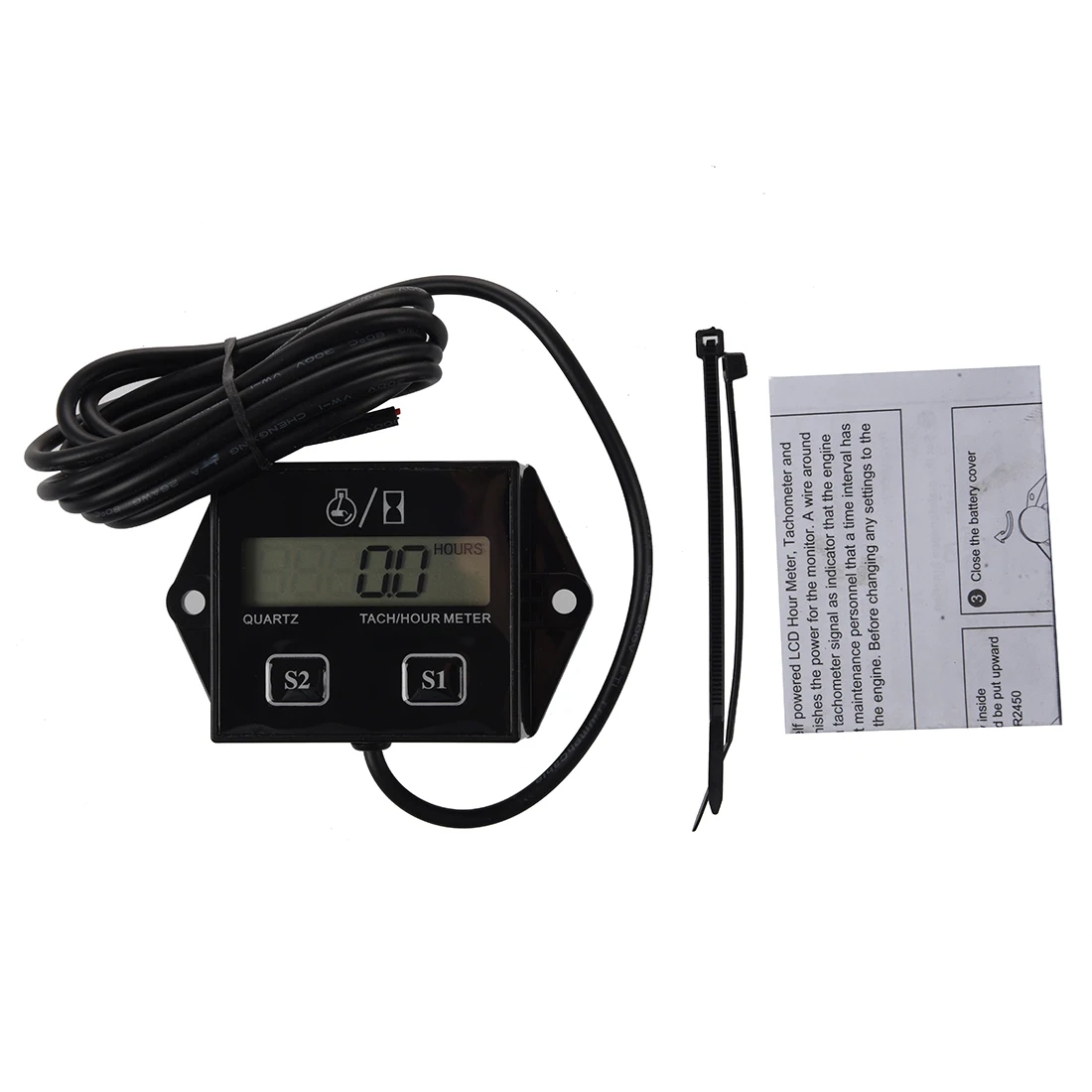 Spark Plugs Engine Digital Tach Hour Meter Tachometer Gauge Motorcycle ATV-in Instruments from Automobiles & Motorcycles on Aliexpress.com | Alibaba Group