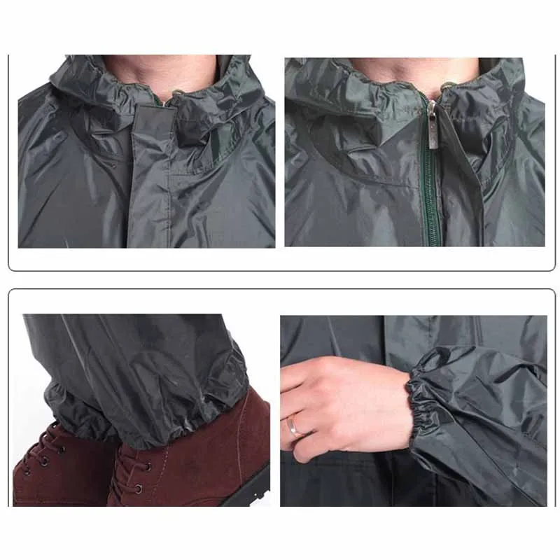 Motorcycle Raincoats Motorbike Conjoined Raincoat Overalls men women Fission Motorbike Rain Suits rain Coat
