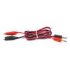 1pairs  Alligator Clip to Banana Plug Electrical Test Cable Leads red black ► Photo 3/3