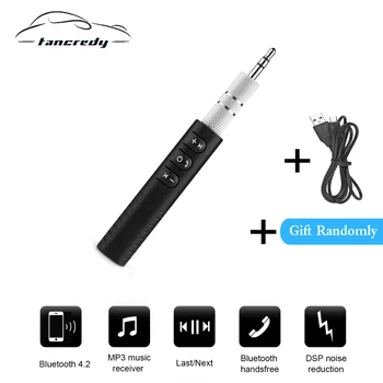 

Wireless Bluetooth Aux Audio Receiver 3.5mm jack Aux Bluetooth Car Kit Handsfree Car Bluetooth Music Adapter Receiver