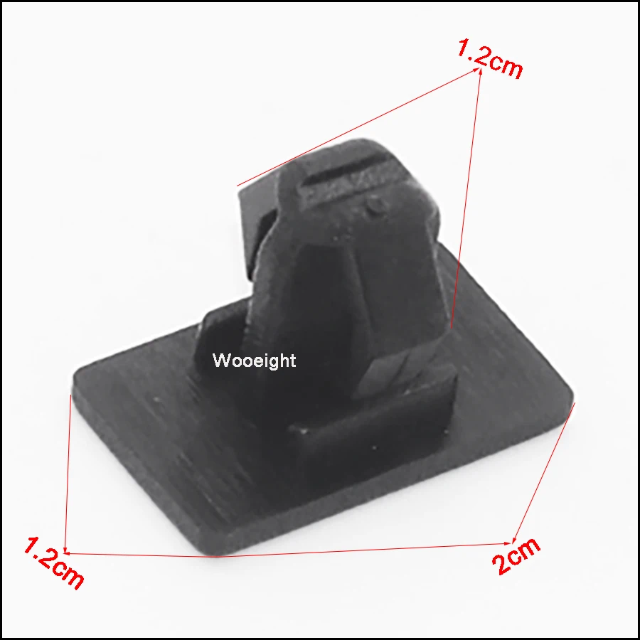 10Pcs 1BA41AX1AA 1BA41AX1-AA For Chrysler 300 Dodge Charger Magnum 2006 2007 2008 Black Plastic Rocker Molding Panel Clips (4)