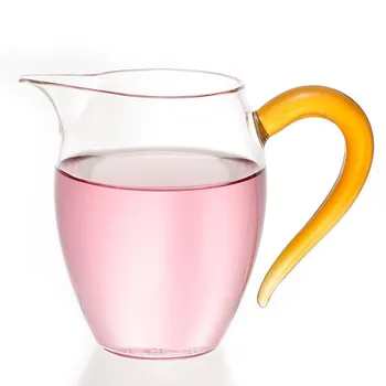 

250ml simple thick glass tea cup single-layer tea mug high temperature transparent anti explosion burst