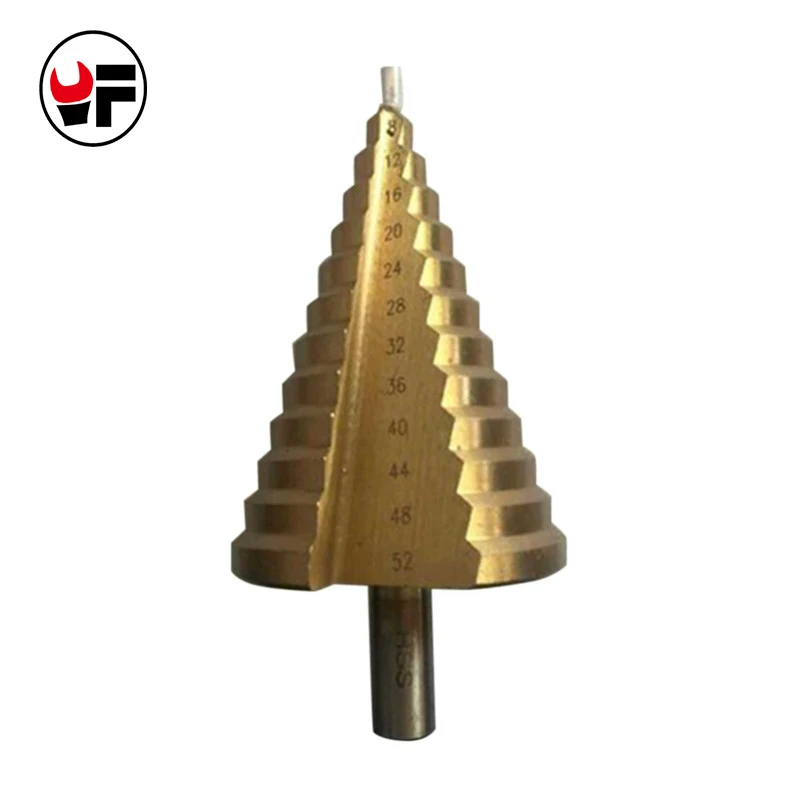 

4-52mm Step Cone Drill Bits For Metal Hex Titanium Cutters for Metal Drill Power Cones Wood Tools brocas para metal HSS DZ103