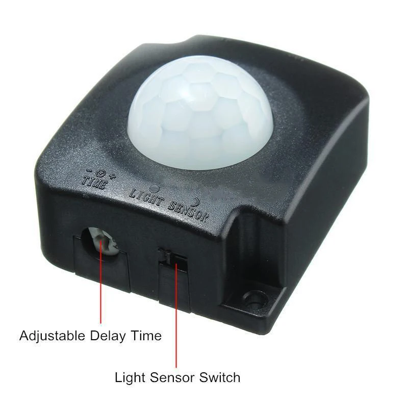 1pcs Infrared PIR Motion Detector Sensor Switch 5-30V 10A for LED Strip Light Light Accessory