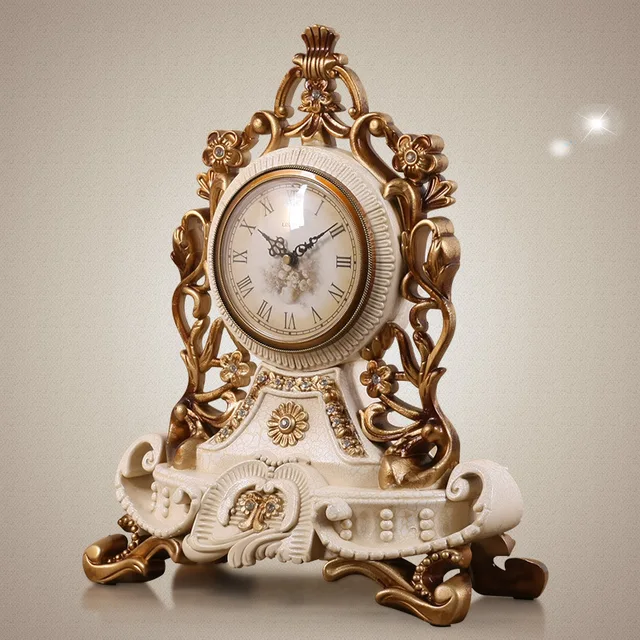 TUDA 2017 Table Clock For Sitting Room Retro Style Antique Table TUDA 2017 Table Clock for Sitting Room Retro Style Antique Table Clock - TUDA 2017 Table Clock For Sitting Room Retro Style Antique Table