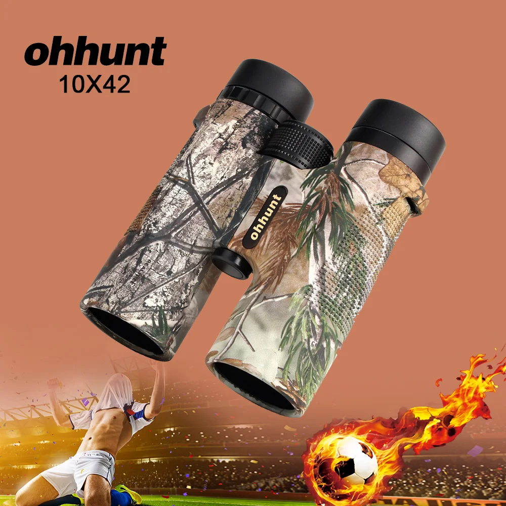 ohhunt Military 10X42 Hunting Scope Telescope Camouflage Binoculars High Power Army HD Wide Angle binoculars|binoculars hunting military|10x42