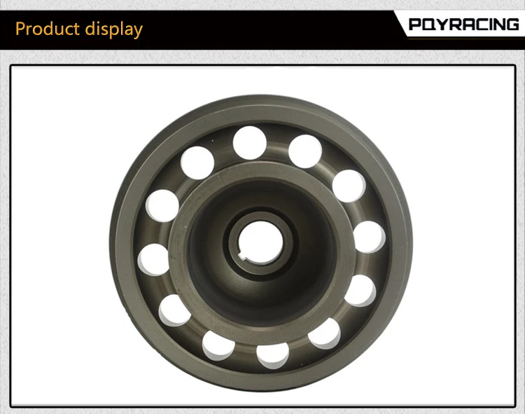 PQY-легкий алюминиевый шкив коленчатого вала OEM размер 92-95 для Civic SOHC D16 PQY-CP009
