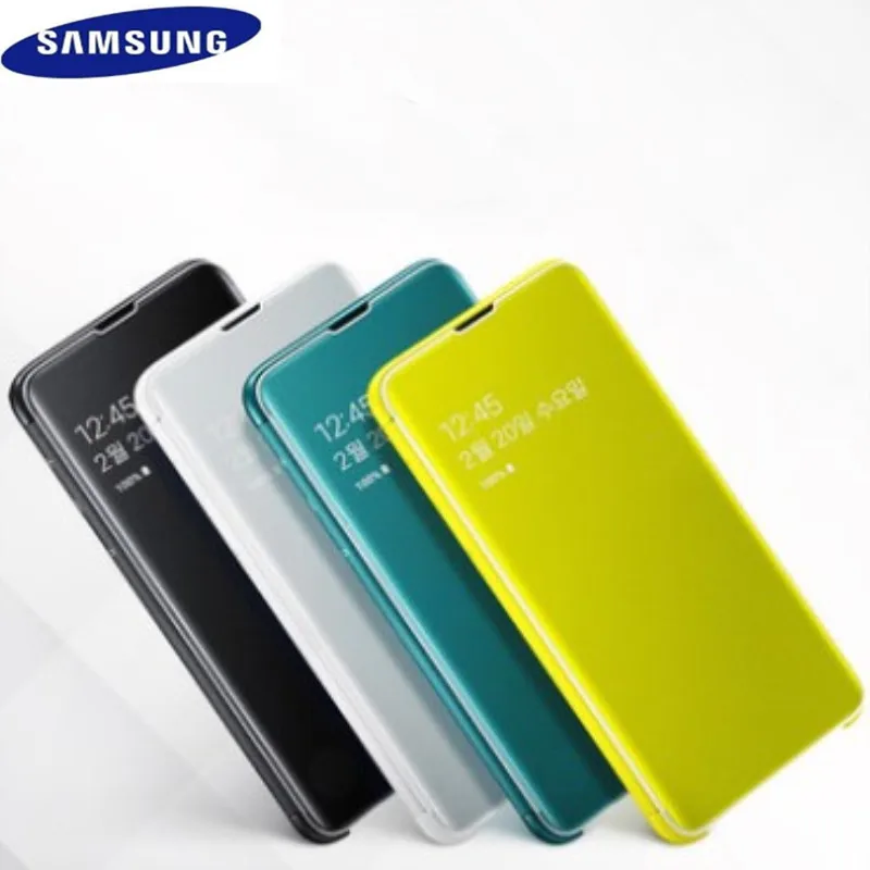 

New Samsung Galaxy S10/S10 plus/S10 Lite Smart Mirror Flip Leather Case Full Protective Phone Stand Back Cover For S10/S10+/S10E