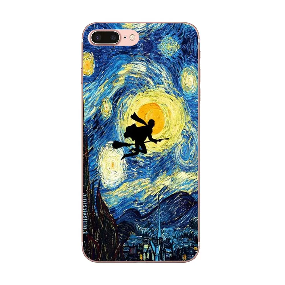 Ван Гог Звездная ночь звезда Panda Рик для Galaxy J1 J2 J3 J330 J4 J5 J6 J7 J730 J8 mini Pro - Цвет: as picture