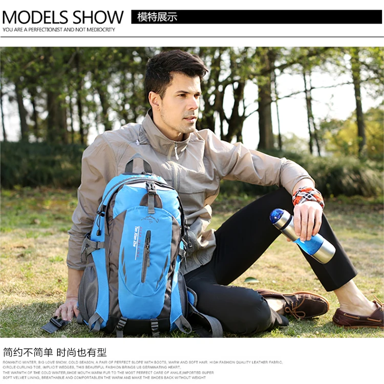 Escalada mochilas homens sacos de viagem à