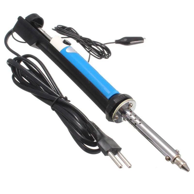 30W 220V EU Plug 2 in 1 Soldering Iron PCB Solder Sucker Pump Electric Desoldering Pump for Welding Soldering Iron