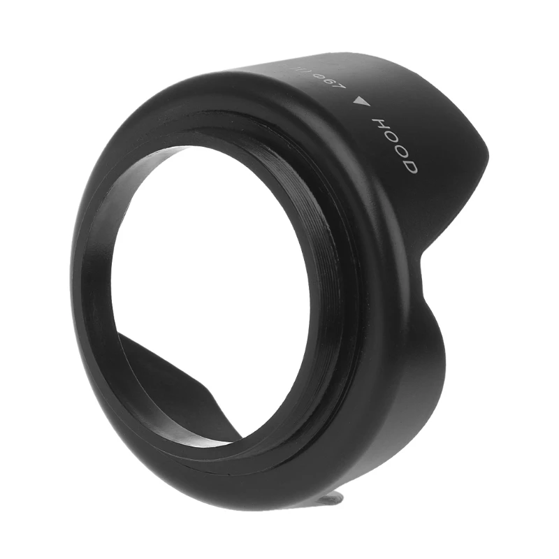 Screwed Flower Petal Sunshade 67mm Lens Hood For Nikon Canon Sony DSLR