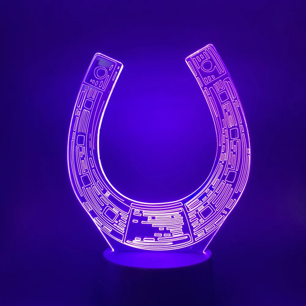 

Movie Star Wars Shape U Vehicles Starship 3d Led Night Light Nightlight gift for Kid Child Bedroom Decorative Table Lamp Bedside