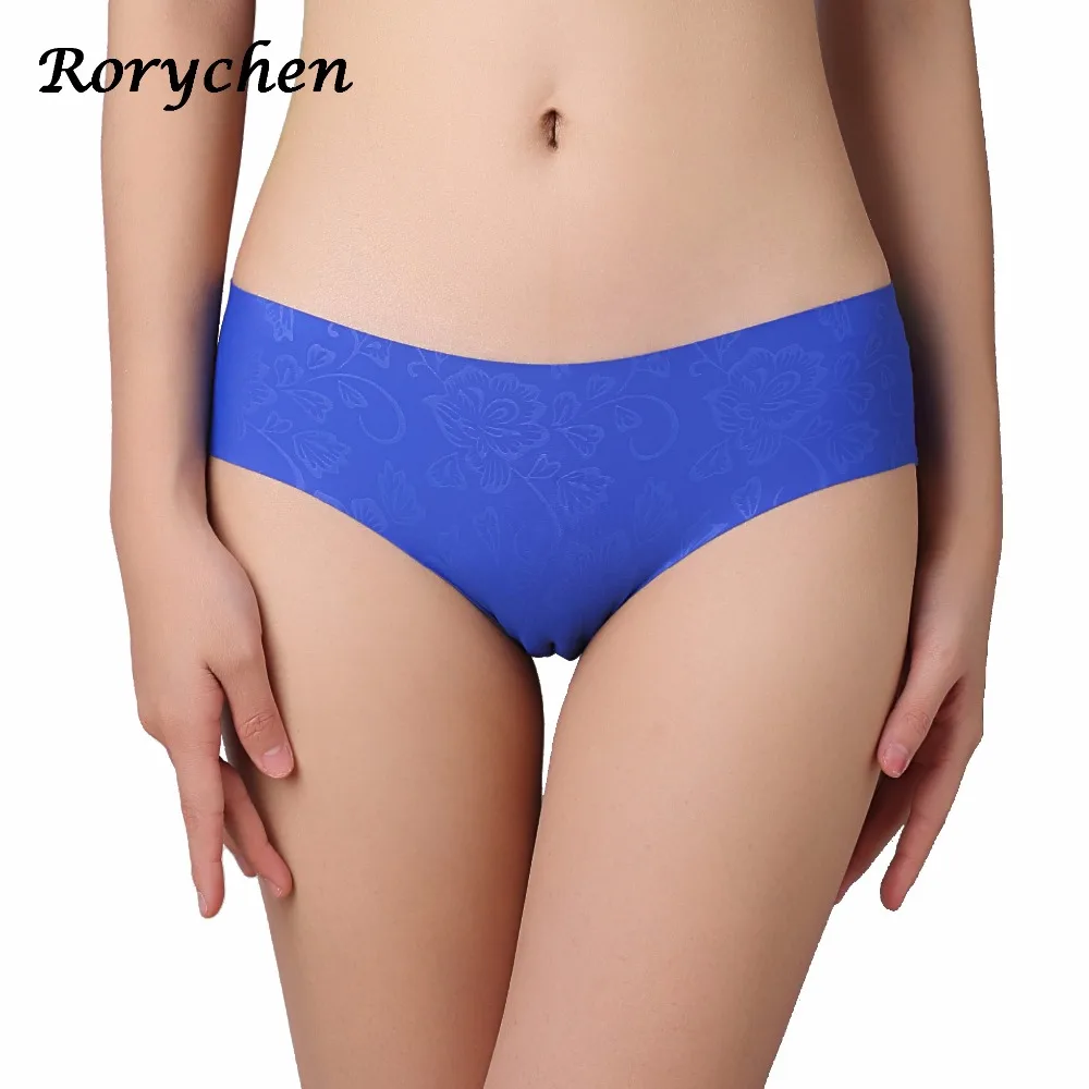 Rorychen Hot Sale Seamless Briefs Everyday Underwear Women Panties  Traceless Raw-cut Sexy lingerie Hipster Pink Briefs intimate