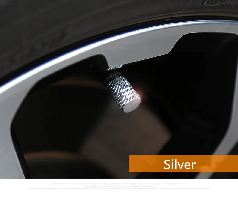 Для peugeot 5008 3008 4008 308 307 408 алюминиевые автомобильные шины воздушный клапан крышка s велосипед Мотоцикл Грузовик универсальная шина клапан крышка - Название цвета: silver