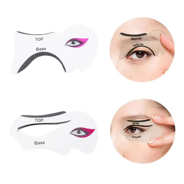 Special Price 2Pcs Eyeliner Drawing Template Cards Fashion Cosmetic Tool Kits Smokey Cat Eyes Makeup Accessory Beginner Use Special Price 2Pcs Eyeliner Drawing Template Cards Fashion Cosmetic Tool Kits Smokey Cat Eyes Makeup Accessory Beginner Use