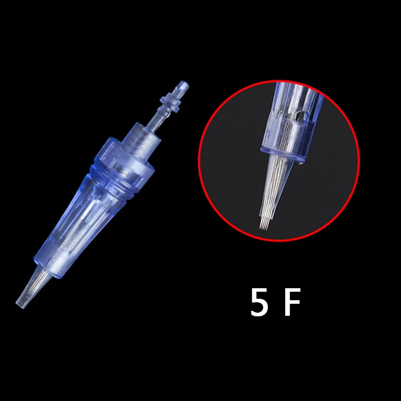 40PCS Electric A1 Pen Needles Bayonet1R 3R 5R 5F 7R 7F Nano Cartridge For Auto Micro Pen A1 Tattoo Needles Needle Tip make up