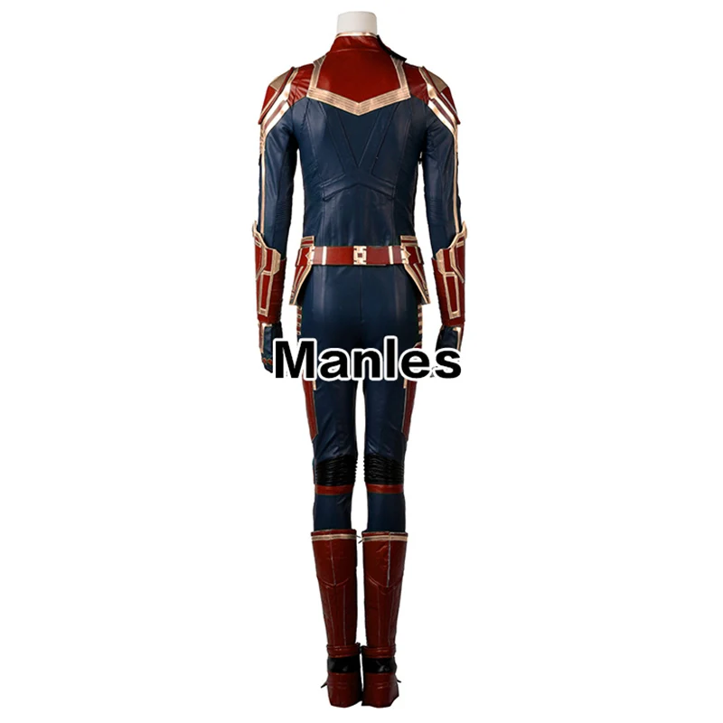 Captain Marvel Cosplay Ms. Marvel Carol Danvers Costume Film Jumpsuit Comics Heroine Halloween For Women Leather Adult Full Set Captain Marvel Cosplay Ms. Marvel Carol Danvers Costume Film Jumpsuit Comics Heroine Halloween For Women Leather Adult Full Set