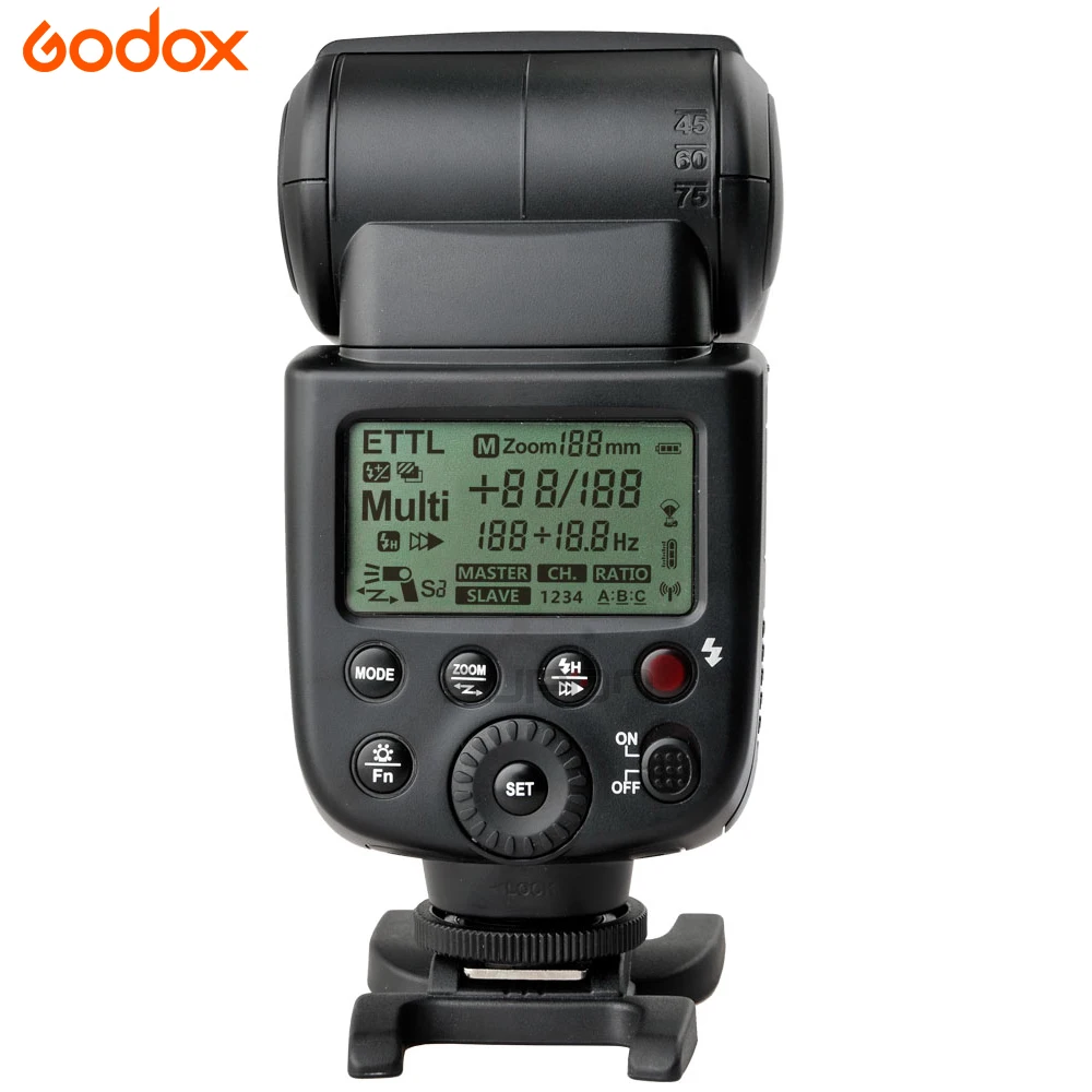 Godox Вспышка Speedlite перезаряжаемая литий-ионная вспышка V860/C E-TTL 1/8000s для Canon Nikon Eshow V860 с батареей