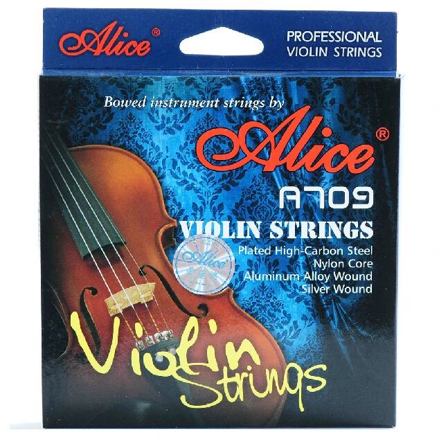 Brand Alice A709 highest ranking violin strings, nylon stringsin