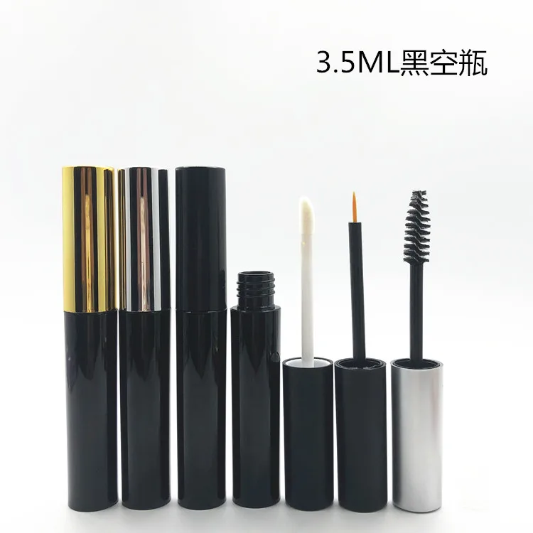 黑色圆形唇釉空管金银黑盖3.5ml各种头1
