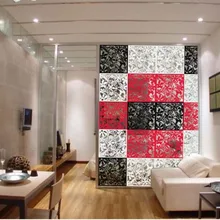 12 шт. экран с разделением модный простой Xuanguan дверь Современная гостиная подвесной экран полое окно Декор на стену curt