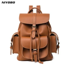 Новое поступление, женский рюкзак с кисточкой, модная сумка через плечо, женские кожаные рюкзаки для девочек-подростков PT998