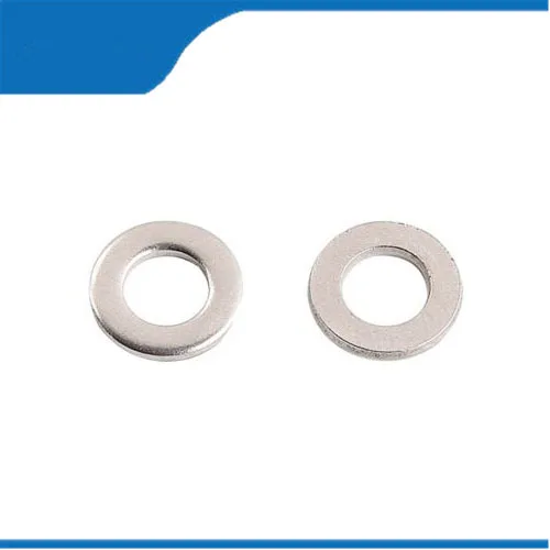 

100pcs M1.6 M2 M2.5 M3 M3.5 M4 M5 304 Stainless Steel Flat Washer Plain Washer Flat gasket