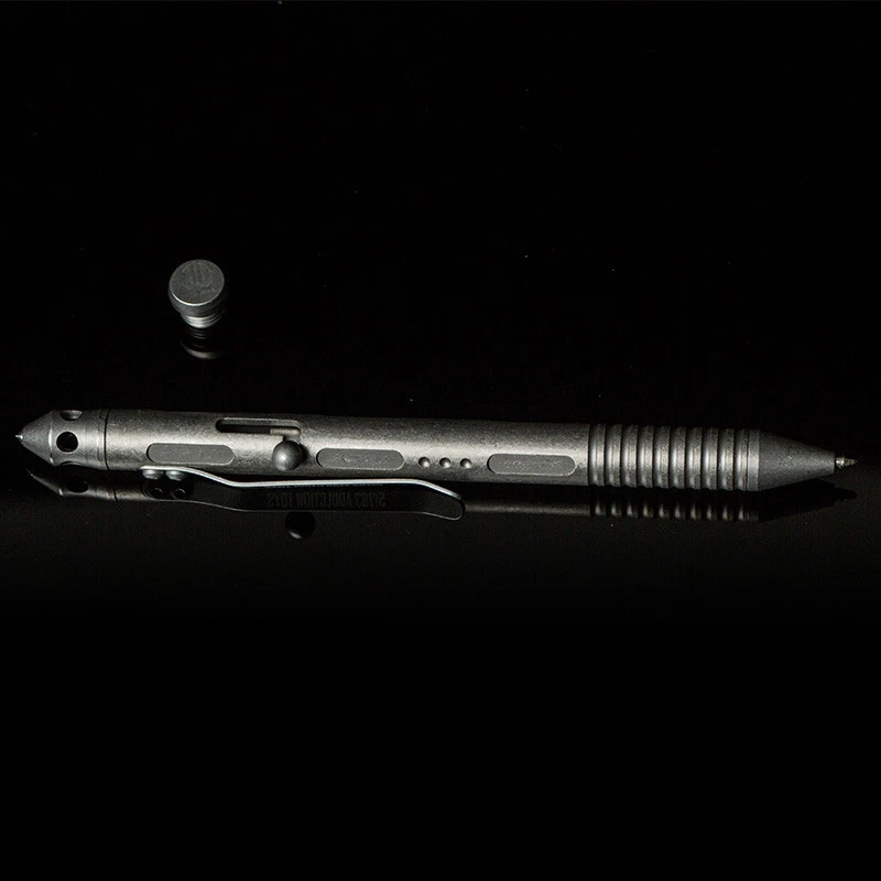 

EDC Titanium alloy Self Defense survival Safety Tactical Pen Pencil With Writing Multi-functional Tungsten Steel Head EDC