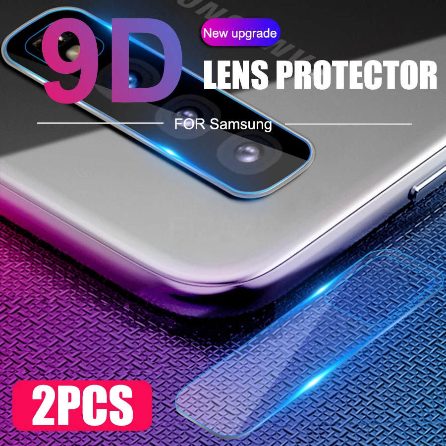 

2Pcs/lot Back Camera Lens Tempered Glass for Samsung Galaxy Note 8 9 S8 S9 S10 Plus S10E A6 A8 2018 Protector Protective Film