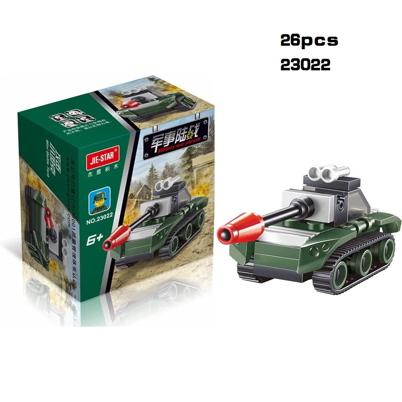 Mini Transportation tank plane Car Educational Assembled Models Building Blocks Compatible small Bricks toys for children 9