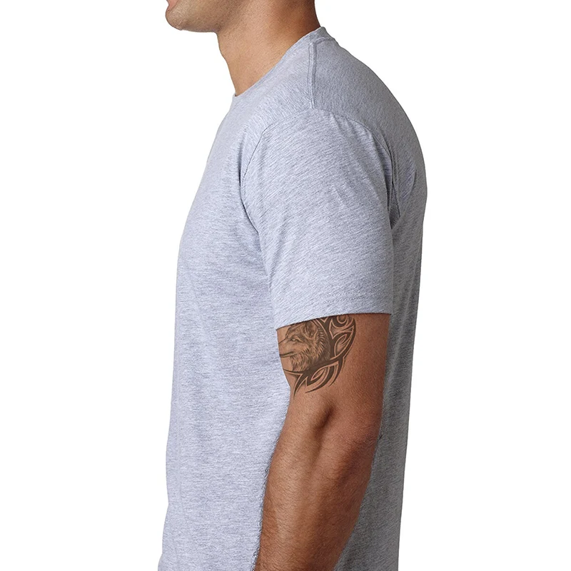 BLWHSA Basic Style Short Sleeve T Shirt Men Tops Tees Casual Fashion Cotton Fitness T-shirt Basic Streetwear For Men Clothing