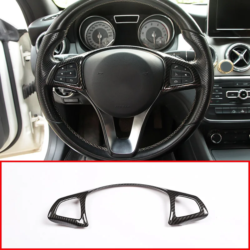 Для Mercedes-Benz C-Class W205 GLC X253 E класс W213 2015-2018 углеродное волокно ABS хромированное