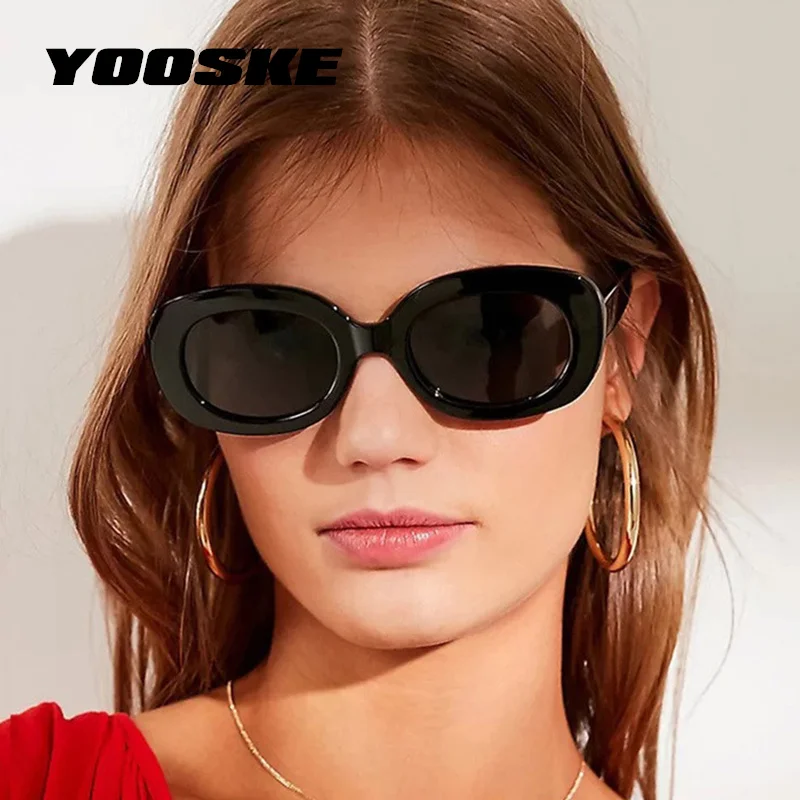 

YOOSKE Rectangle Luxury Sunglasses Women Brand Designer PC Frame Sun Glasses Men Classic Female Shades Male Fashion Eyewear