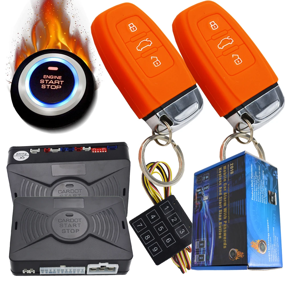 Buy passive car alarm system with remote start stop