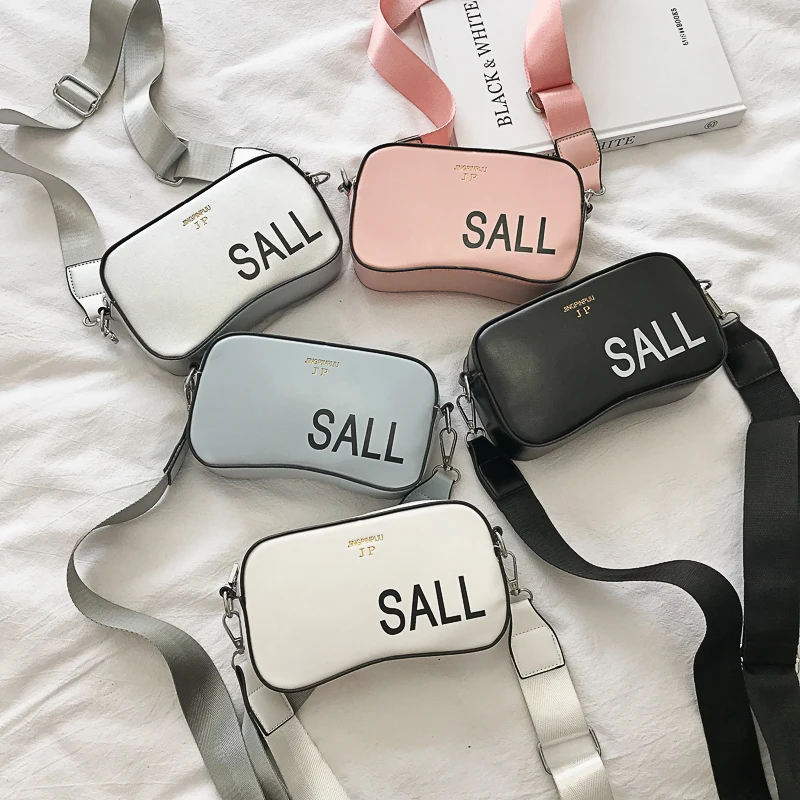 

High Quality Women Shoulder Bag 2019 Leather Crossbody Bags Women's Messenger Bag Woman Summer Stylish Casual Girls Black White