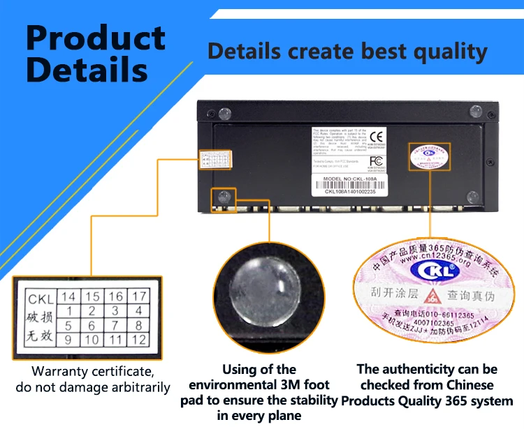 Ckl 8 Порты и разъёмы DVI Splitter 1x8 распределителя DVI коробка Поддержка OSD клавиш выбора DDC ddc2 DDC2B 1920*1080 dvi-98e