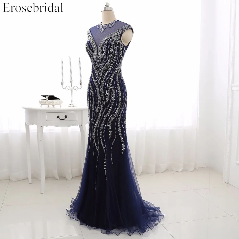 Женское вечернее платье Erosebridal элегантное Русалочка с корсетом на молнии сзади